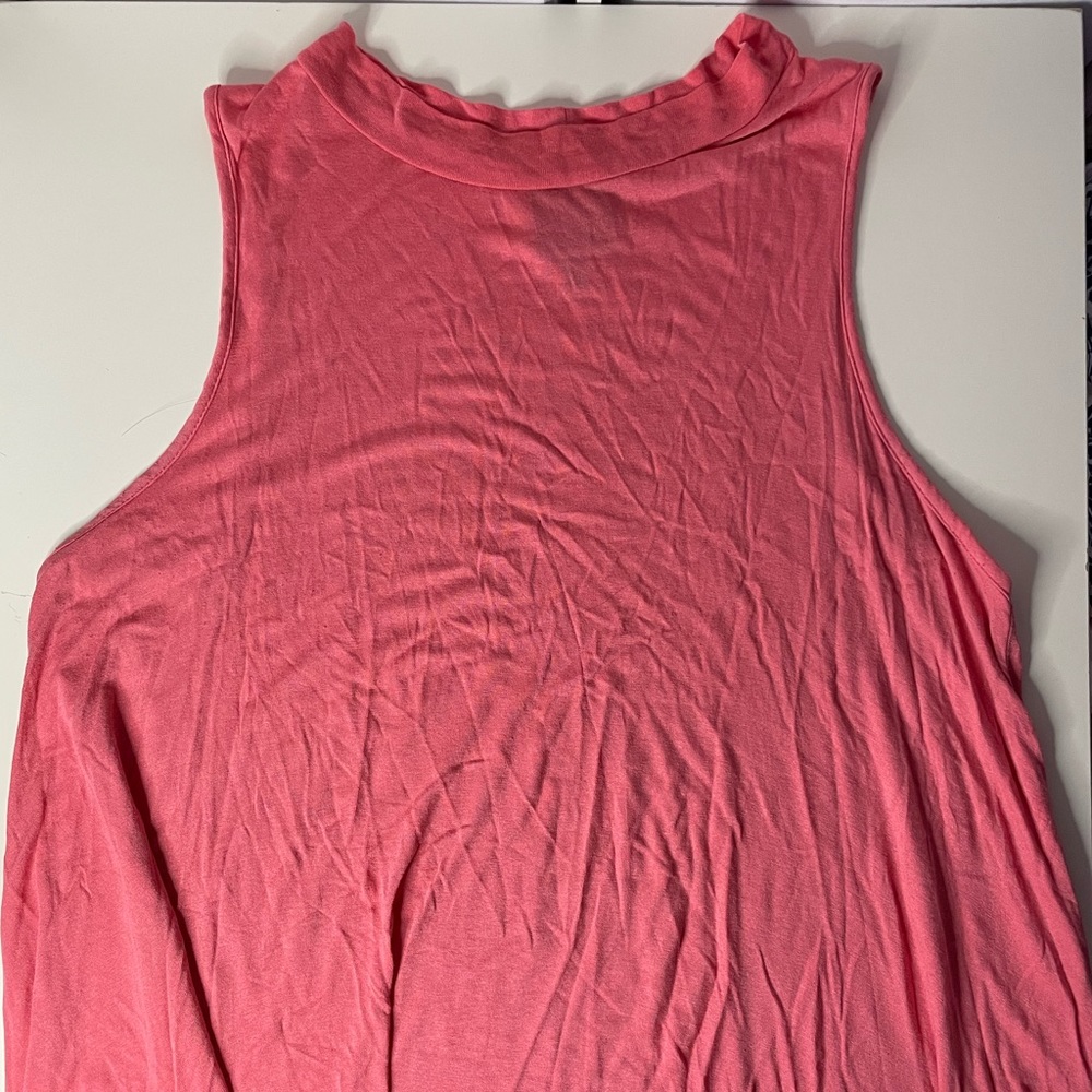Bobeau Sleeveless Tank Top: Pink
